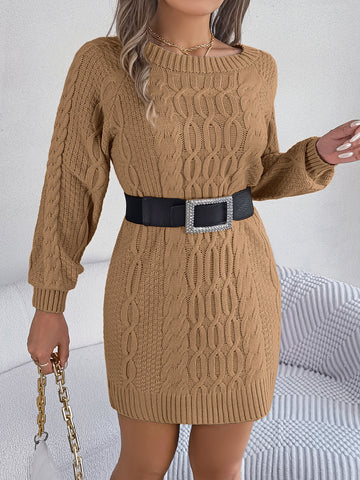 Lantern Sleeve CrewNeck Sweater