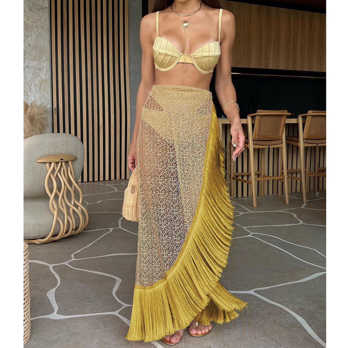 Sunset Serenity Boho Maxi Dress