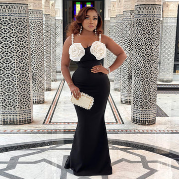 Enigma 3D Zipper Maxi Dress